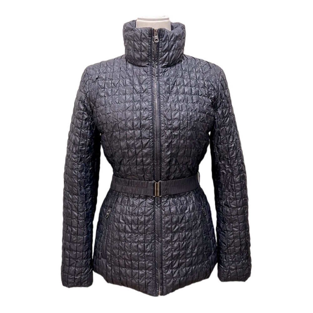 Max Mara Dark Blue Quilted Puffer Jacket